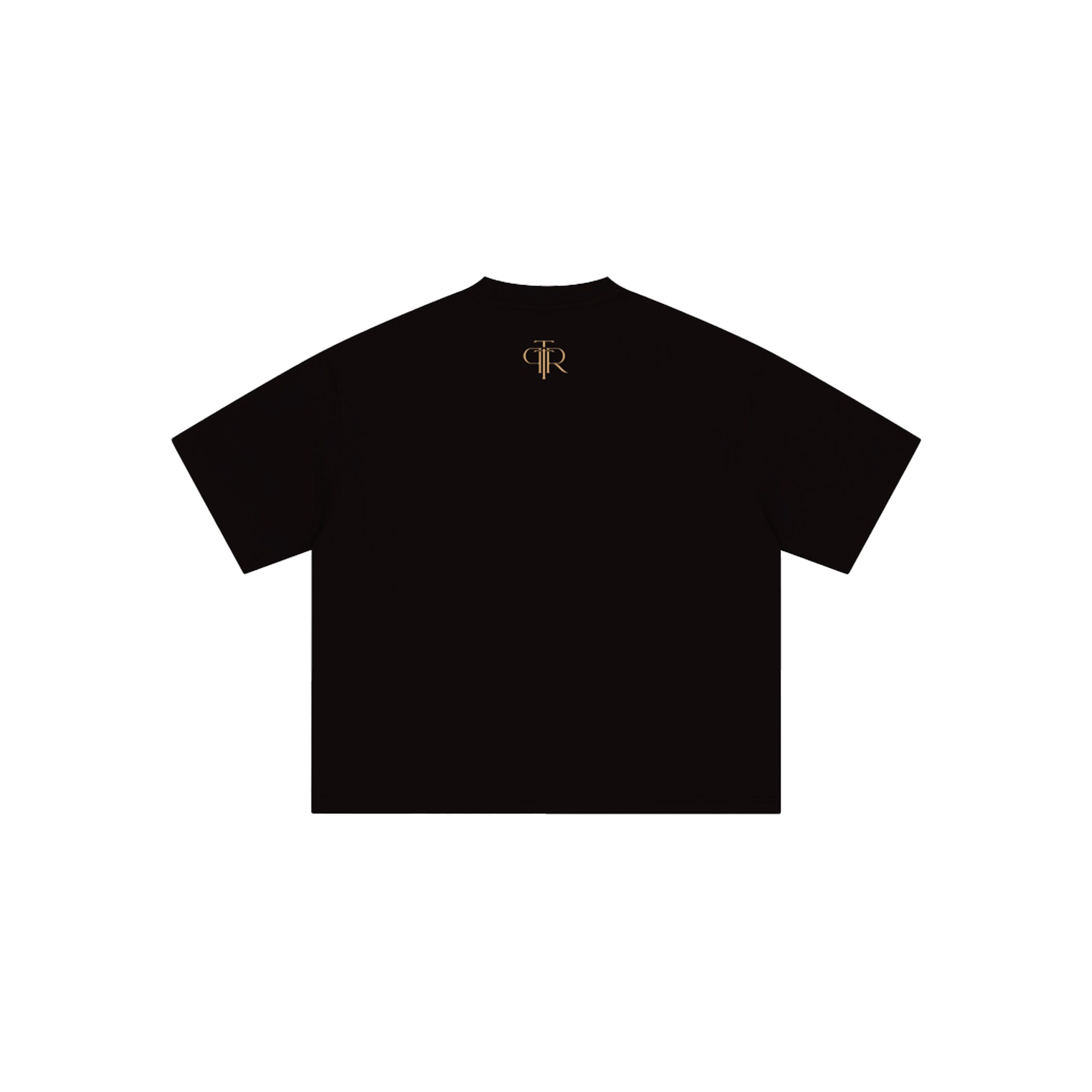 Becoming Her Reclaim Black t-shirt back with The Power to Reclaim logo