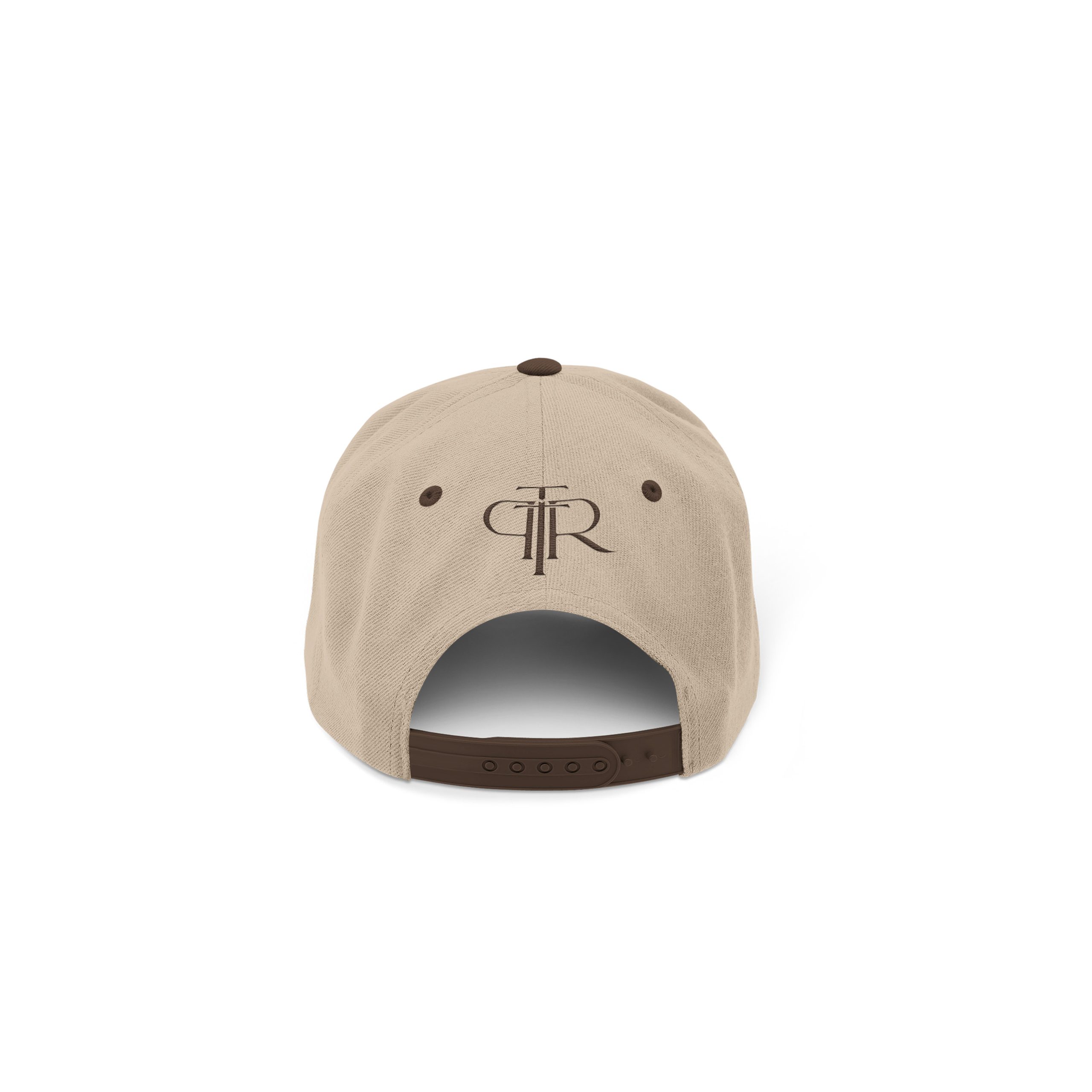Becoming Her Sand cap back with The Power to Reclaim logo