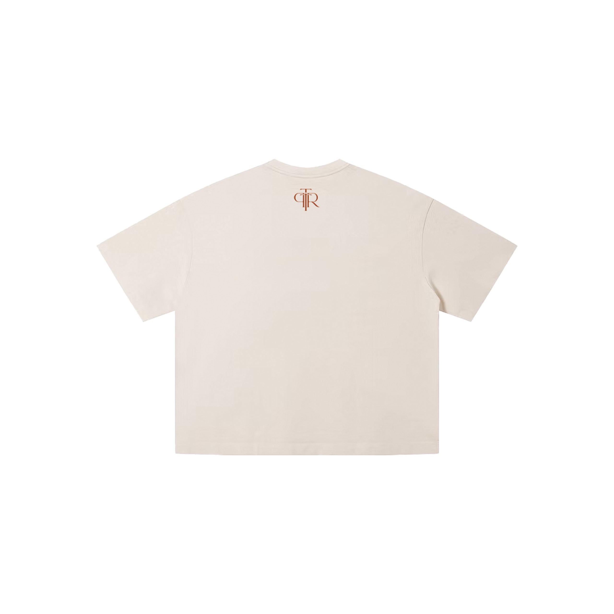Healing In Progress Cream t-shirt back with The Power to Reclaim logo