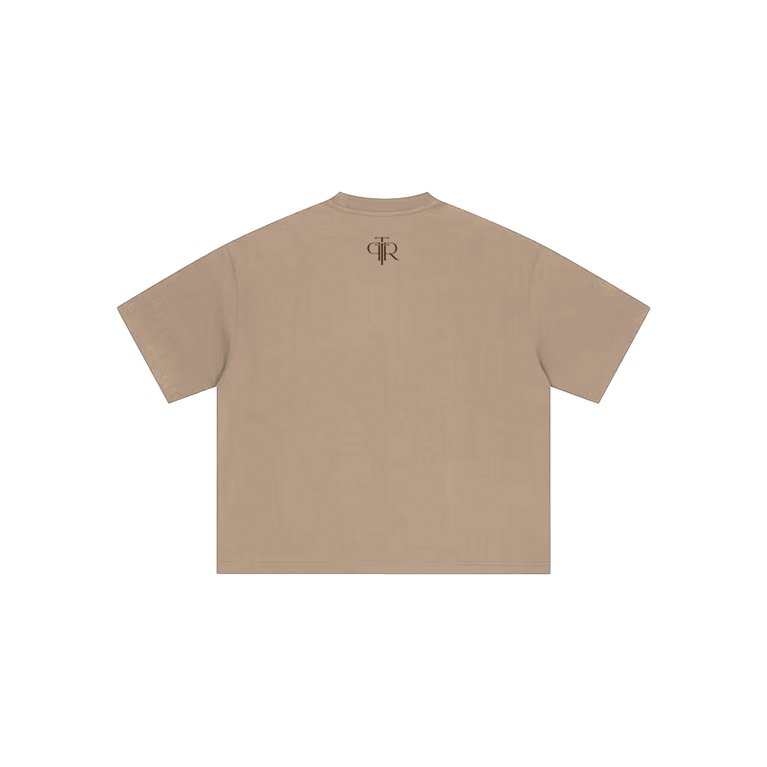 Healing In Progress Sand t-shirt back with The Power to Reclaim logo