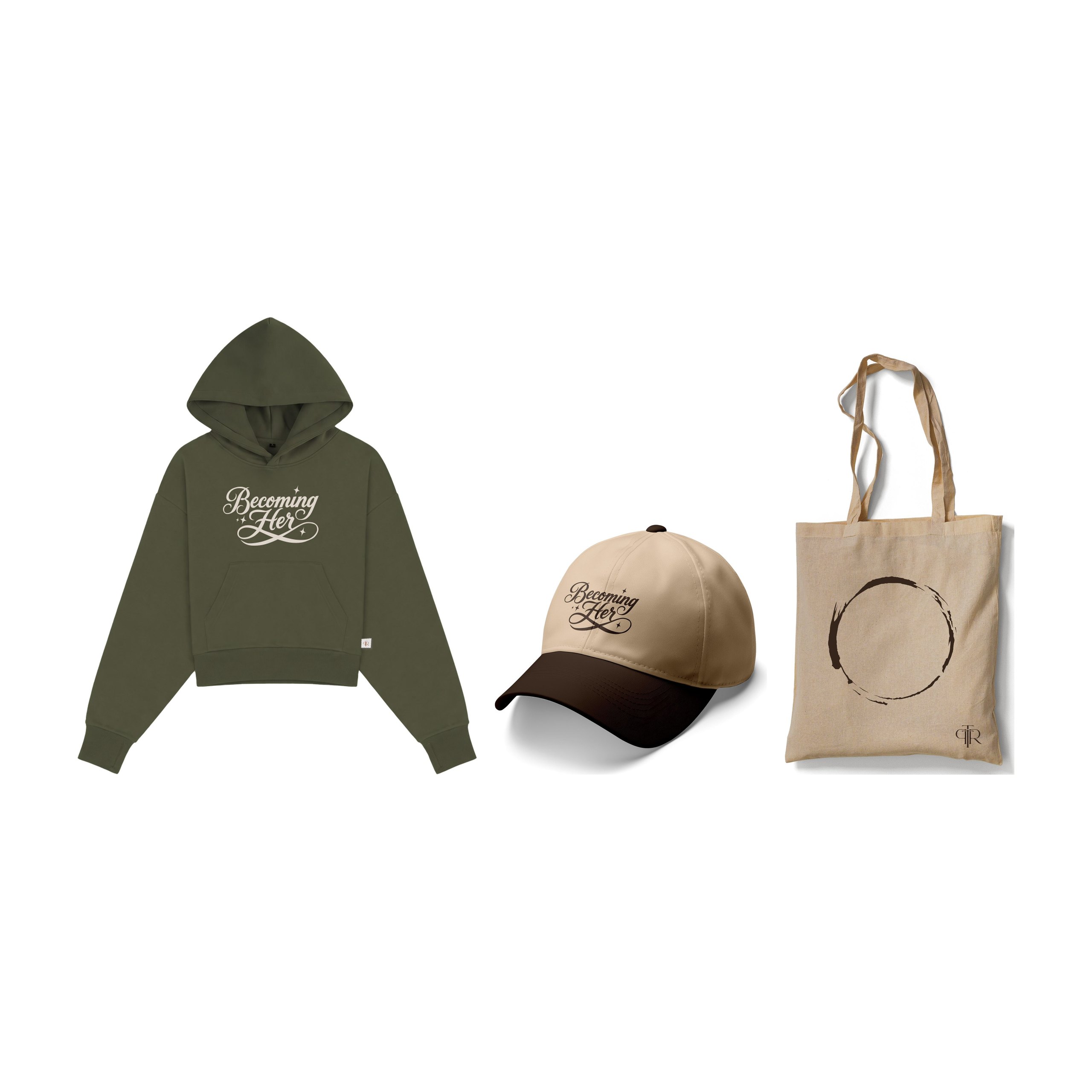 Wear the Movement Bundle with TPTR hoodie, cap and tote bag