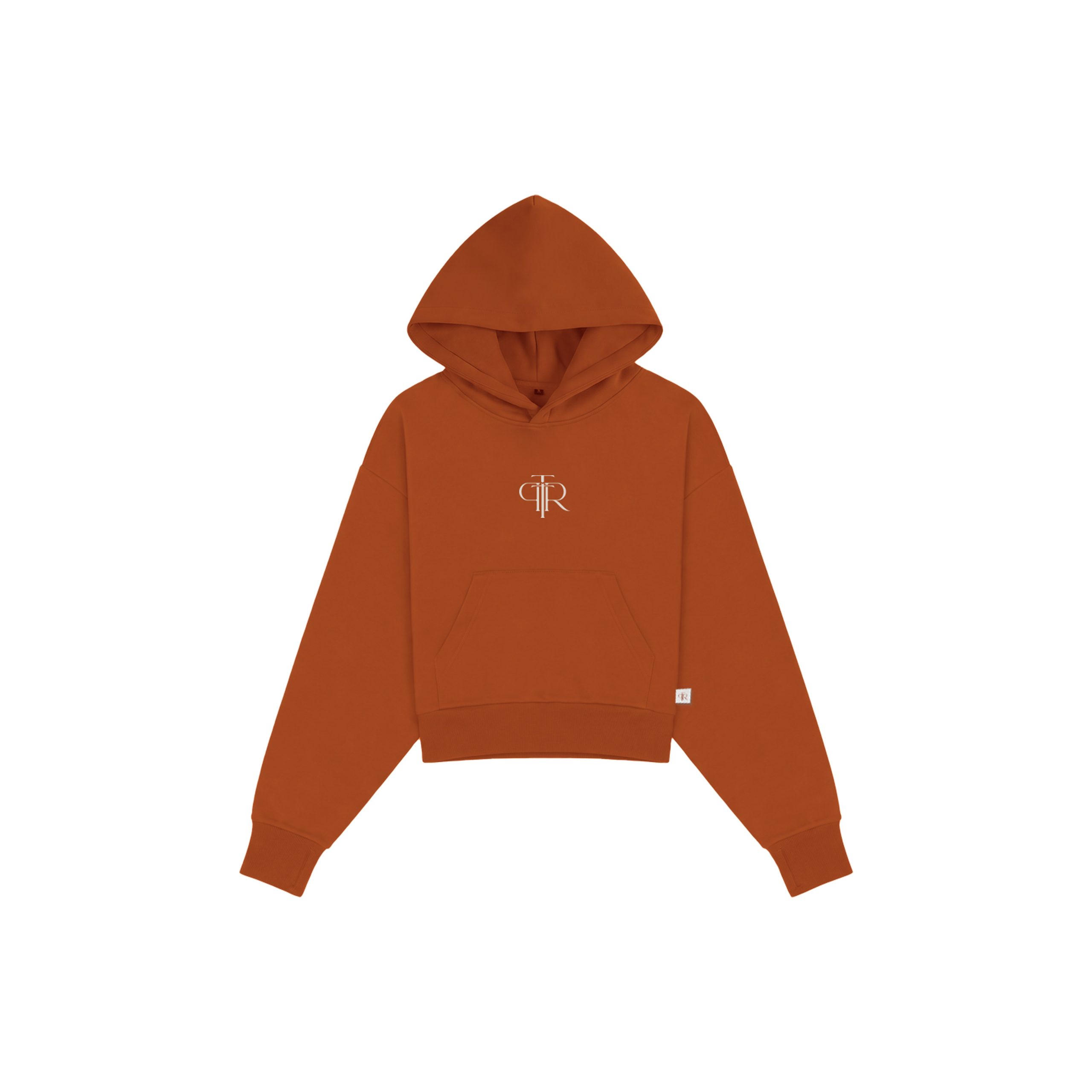You Are Not Broken You Are Becoming Terracotta hoodie front with The Power to Reclaim logo